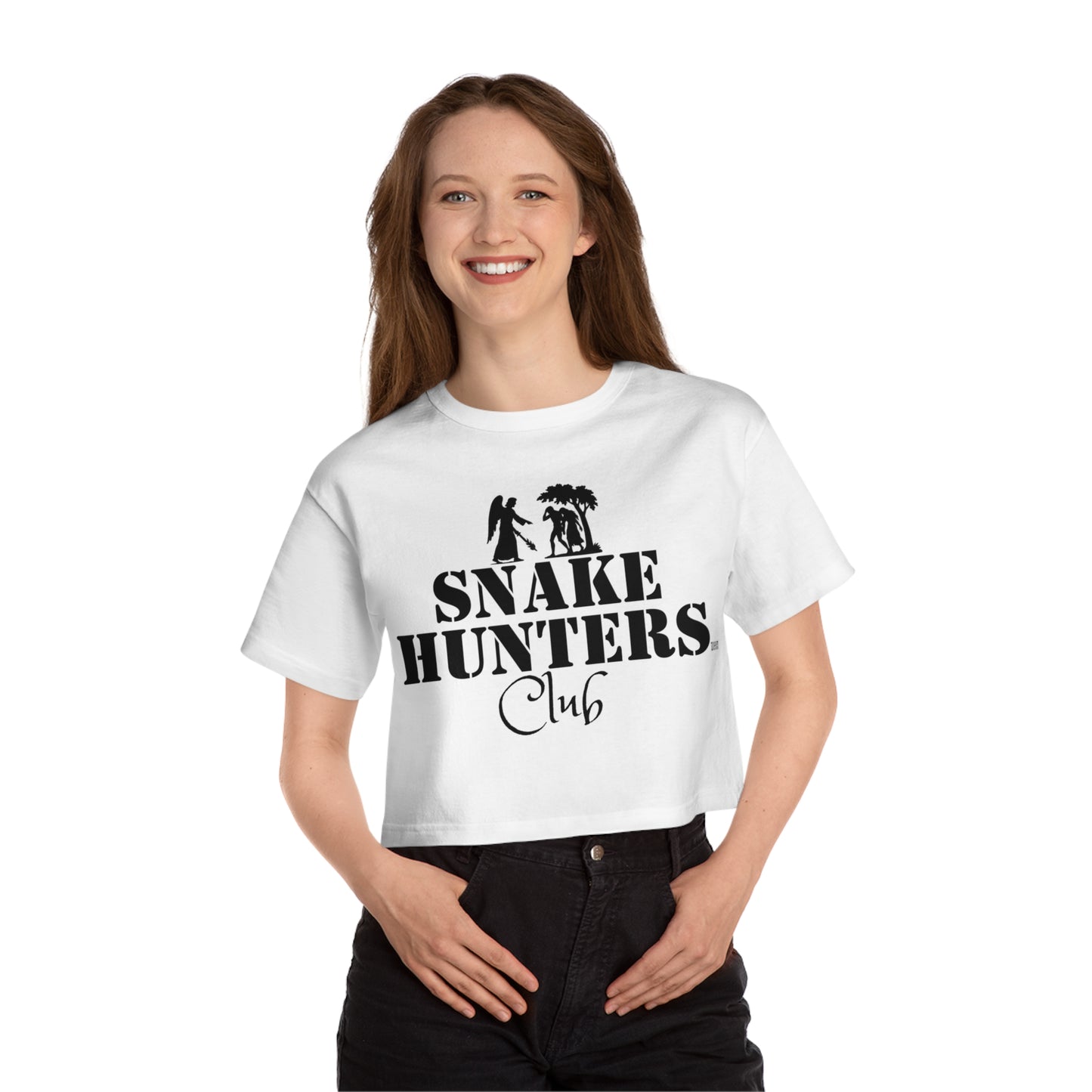 SNAKE HUNTERS CLUB X HEADCRUSHERS CROP TEE