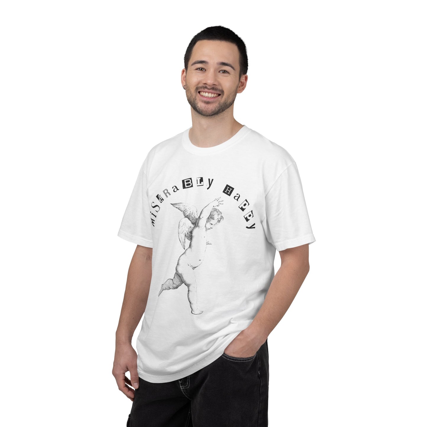 MISERABLY HAPPY X GIDDY UP TEE