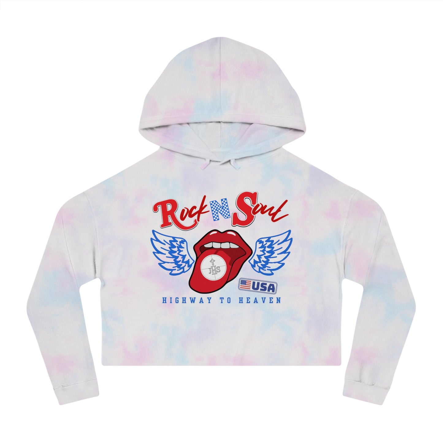 ROCK & SOUL CROP HOODIE