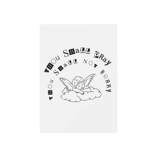 THOU SHALL NOT WORRY X PLAYING CARDS