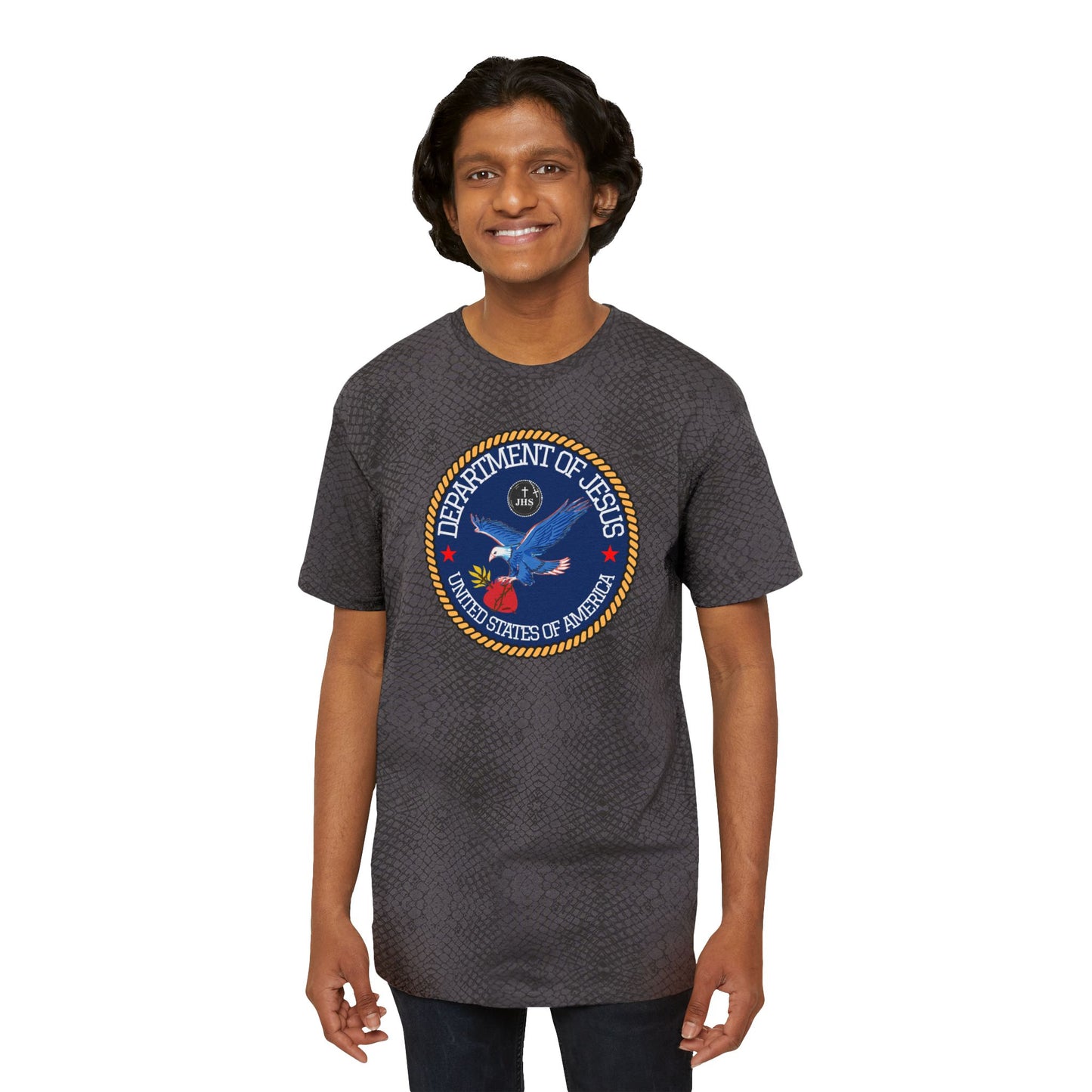 DEPARTMENT OF JESUS PATTERN TEE