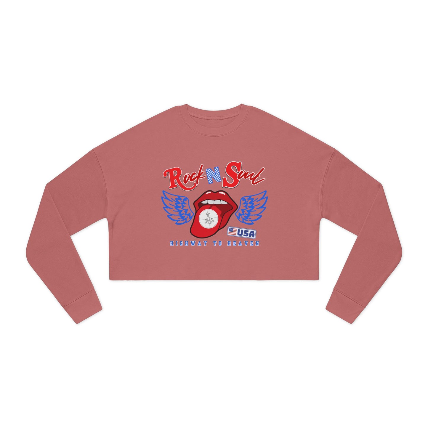 ROCK N SOUL CROP SWEATSHIRT
