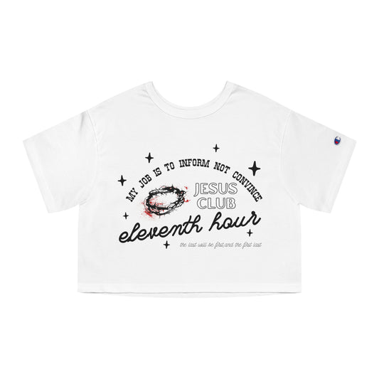 JESUS CLUB CROP TEE