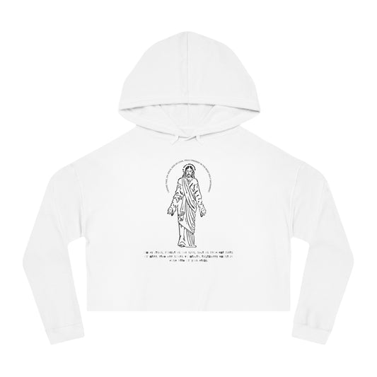 OH MY JESUS CROP HOODIE