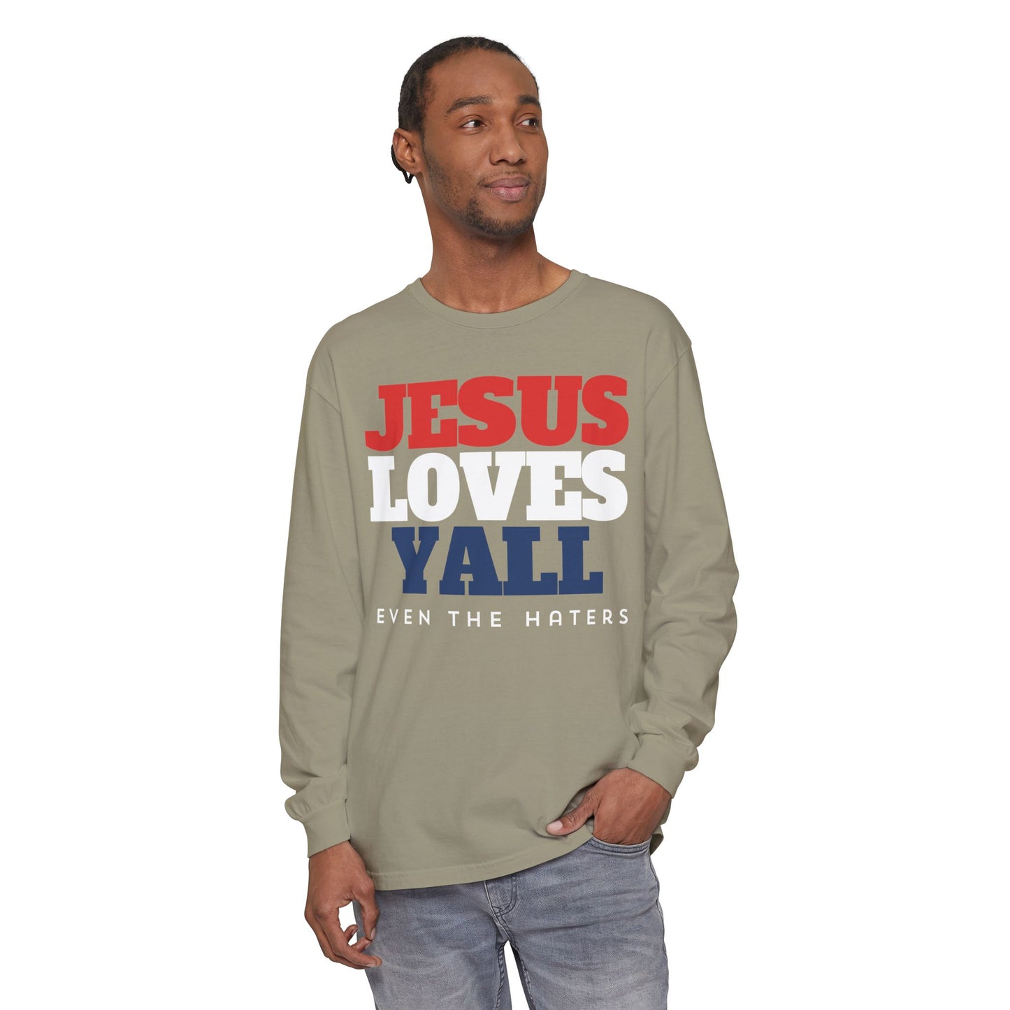 JESUS LOVES YALL LONGSLEEVE TEE