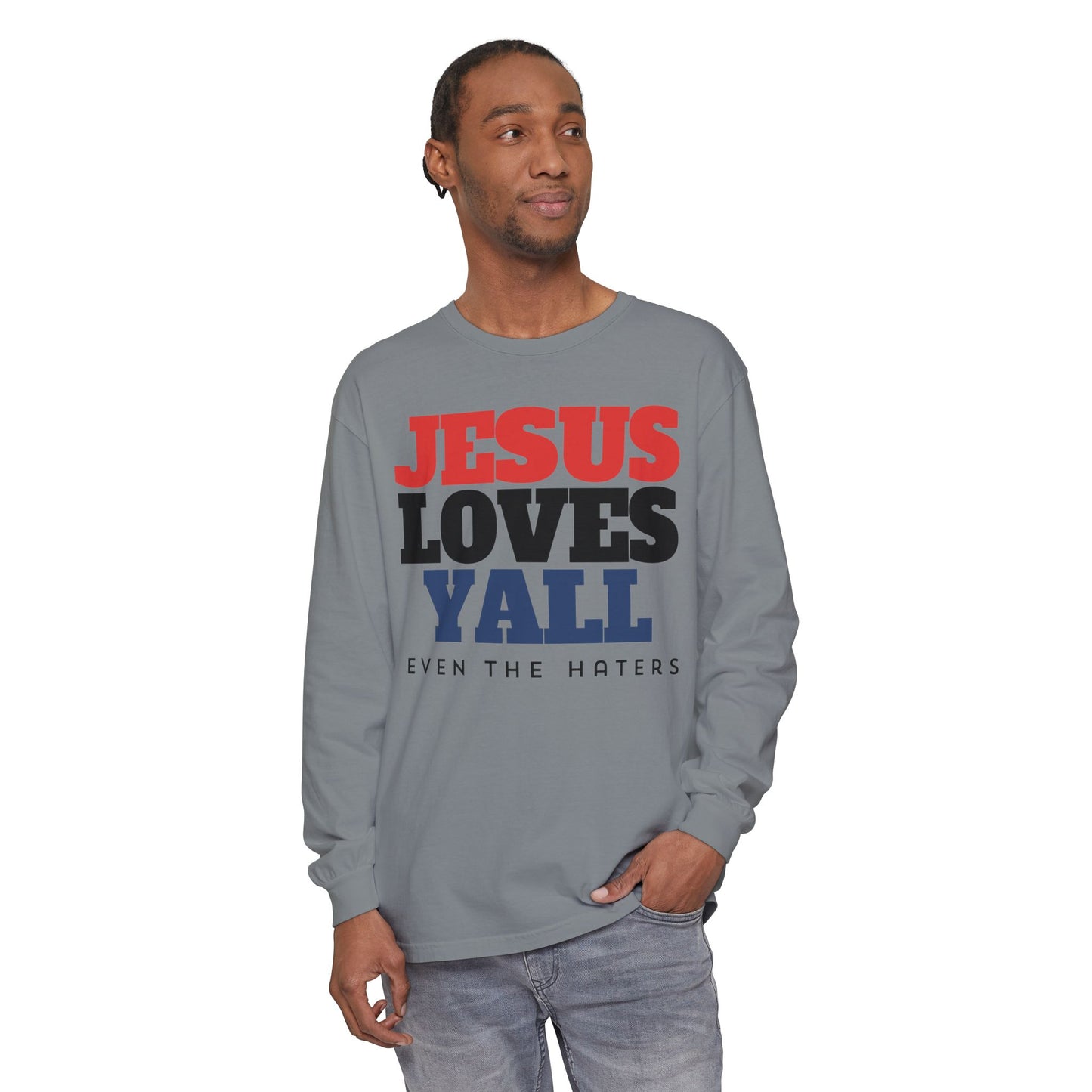 JESUS LOVES YALL LONGSLEEVE TEE
