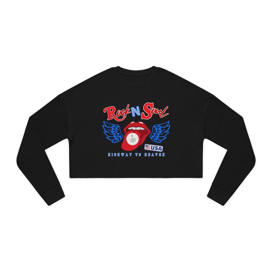 ROCK N SOUL CROP SWEATSHIRT