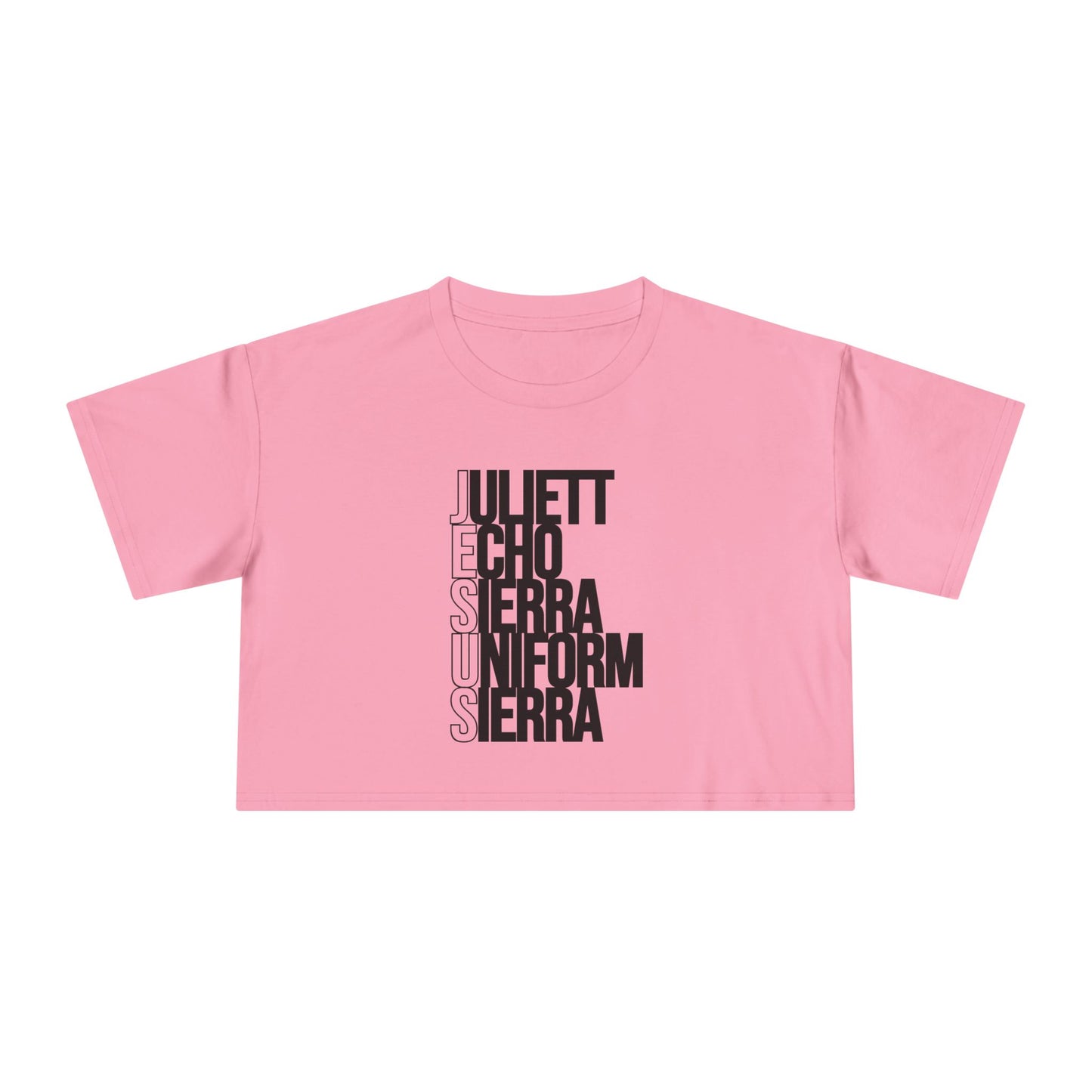 J E S U S CROP TEE