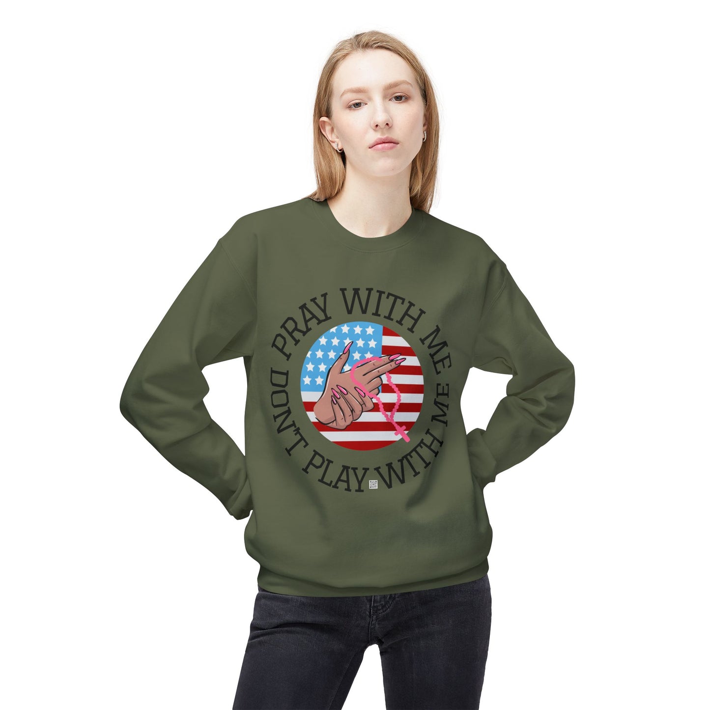 PRAY DON'T PLAY SWEATSHIRT