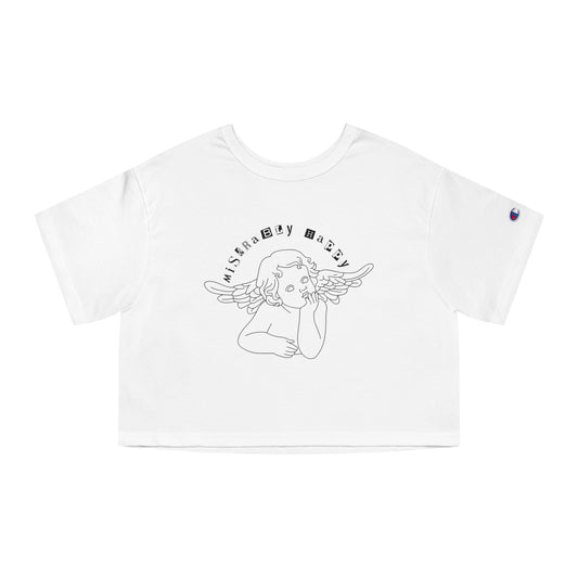 MISERABLY HAPPY X GIDDY UP CROPTOP