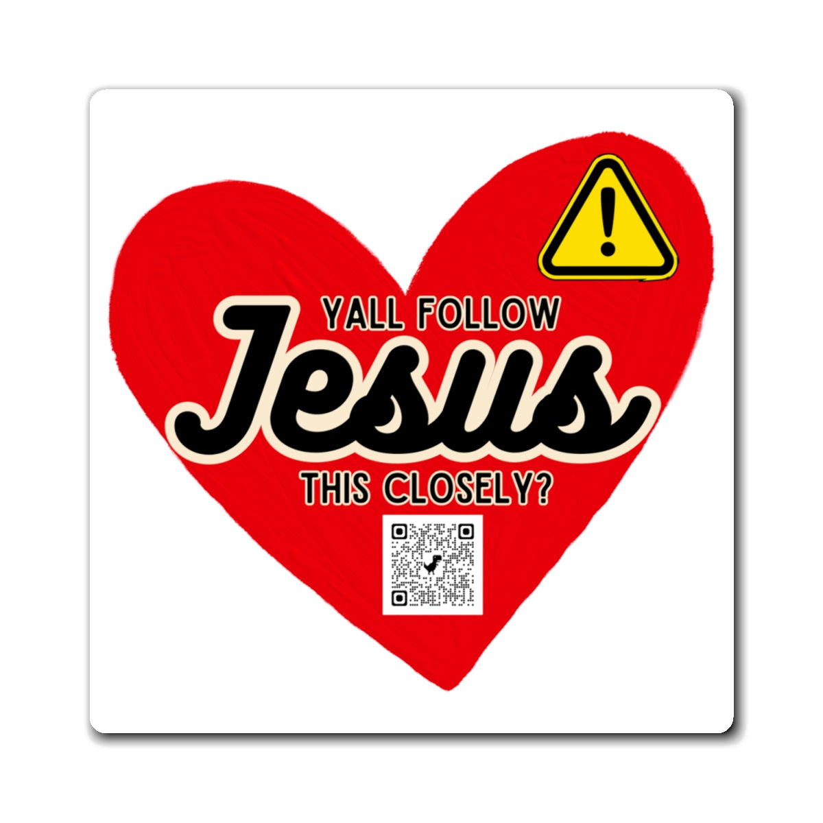JESUS CAR MAGNET