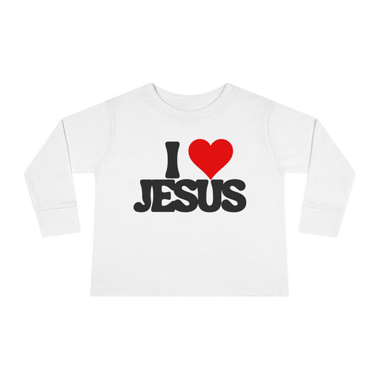 I LOVE JEUS TODDLER LONGSLEEVE