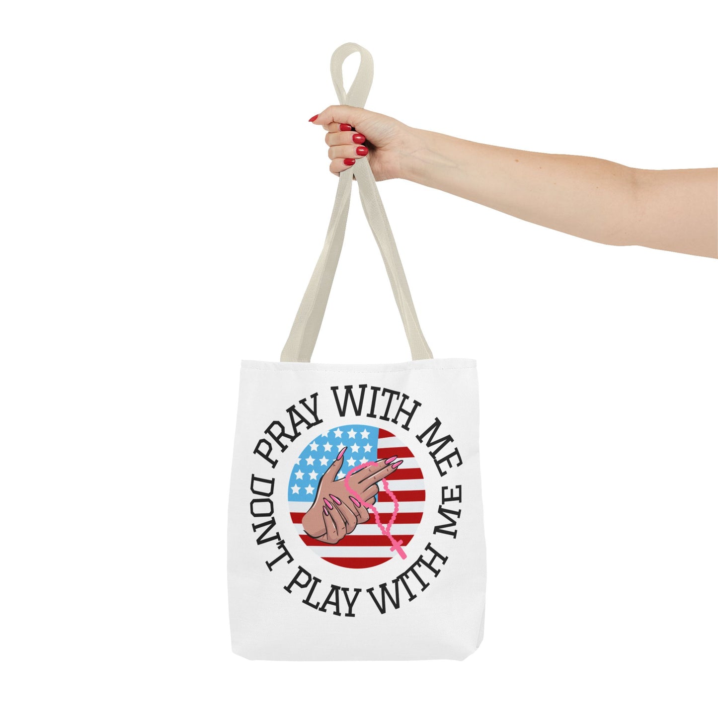 PRAY DONT PLAY TOTE