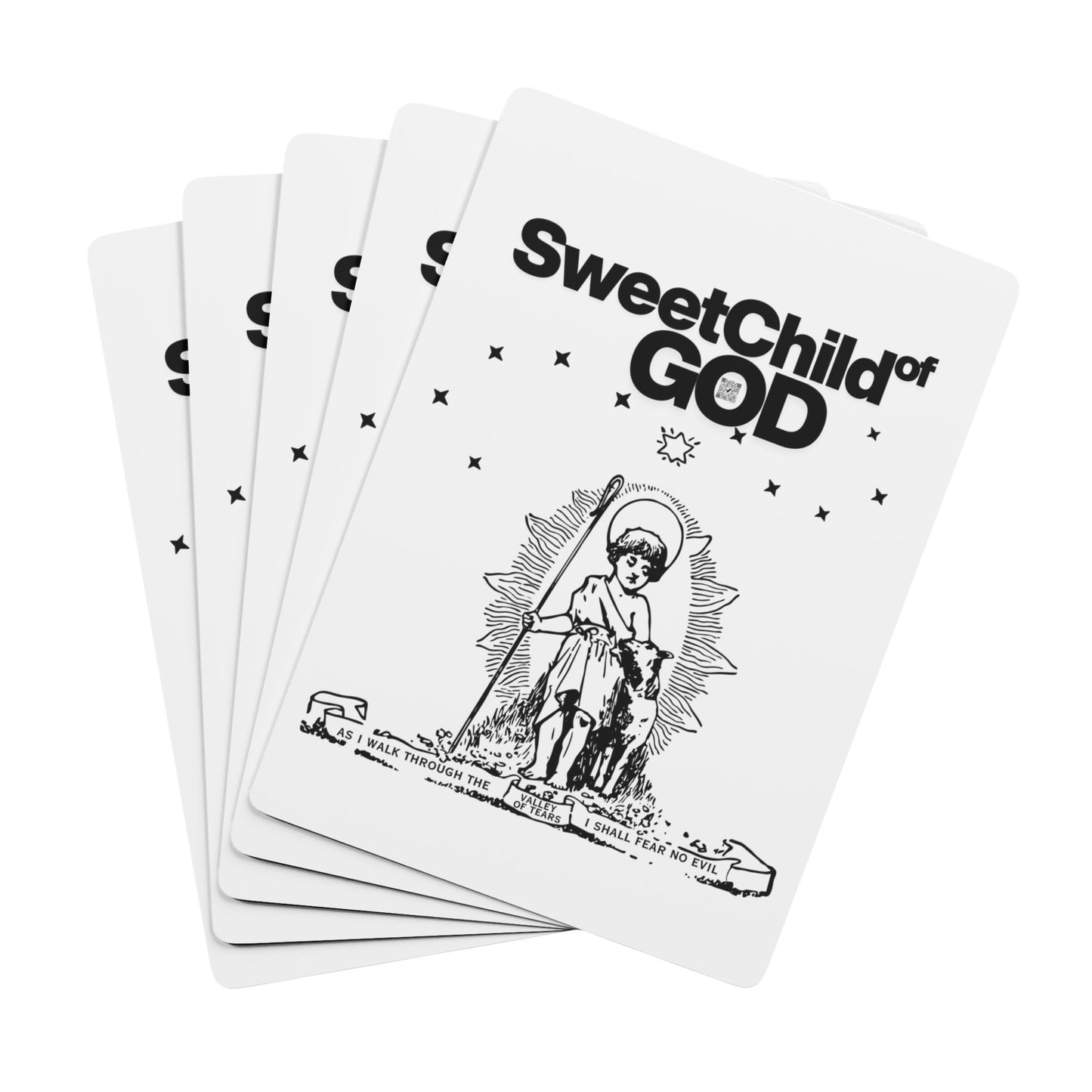 SWEET CHILD OF GOD X PLAYING CARDS