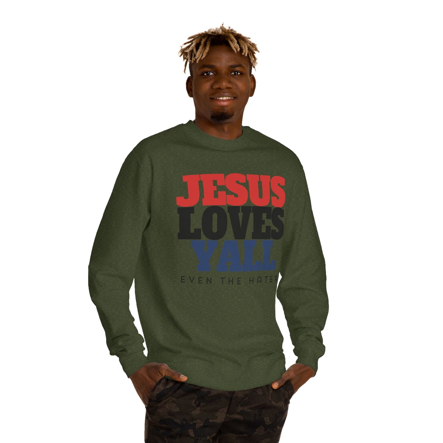 JESUS LOVES YALL SWEATSHIRT