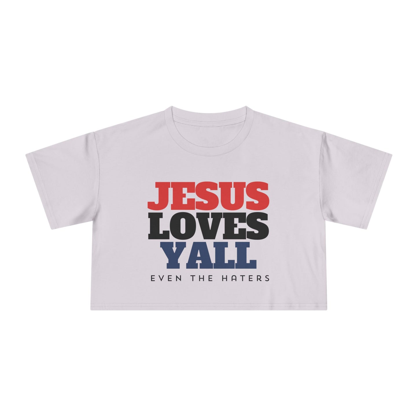 JESUS LOVES YALL CROP TEE