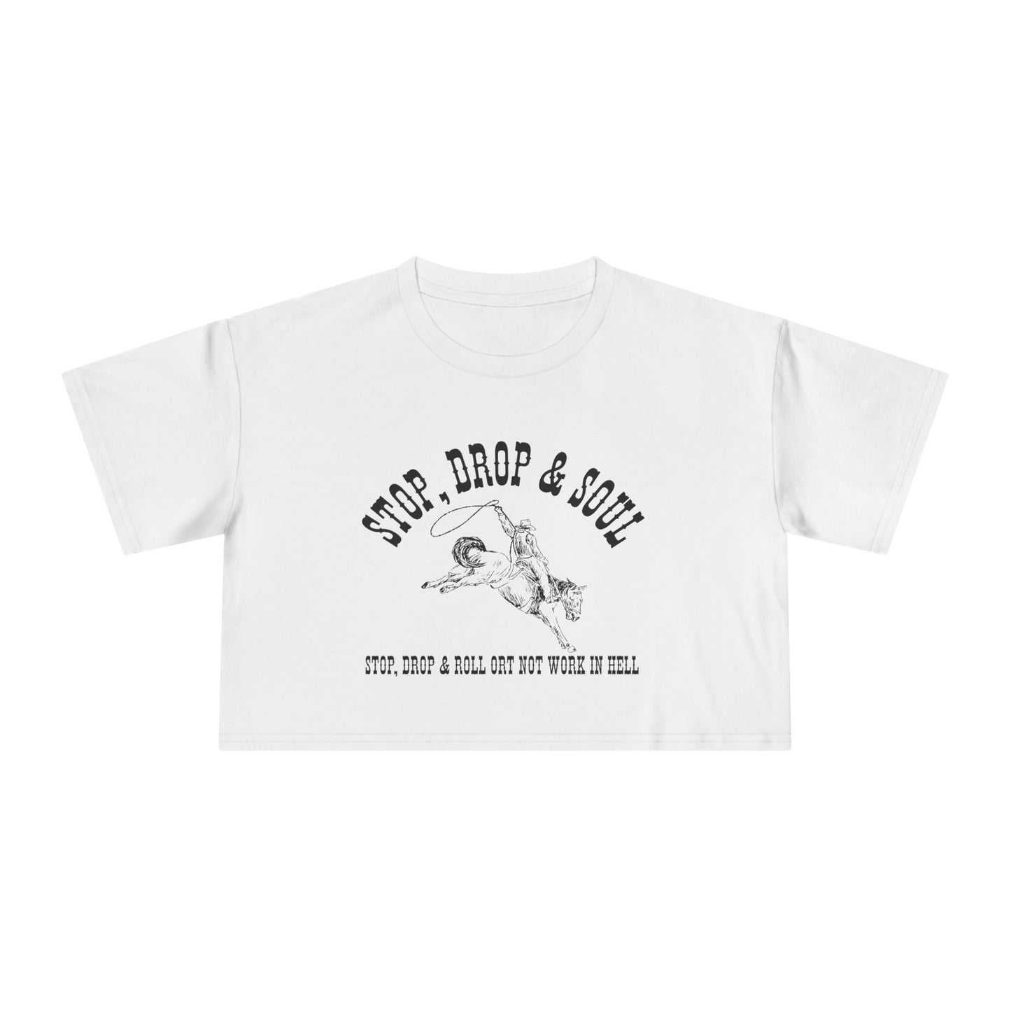 ORT NOT WORK CROP TEE
