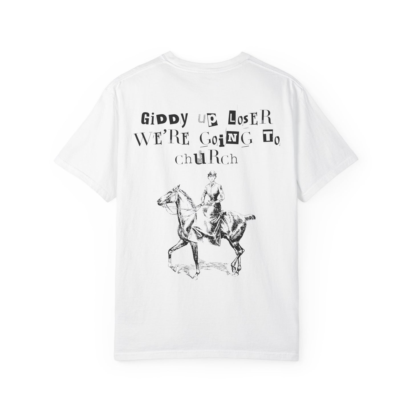 MISERABLY HAPPY X GIDDY UP TEE