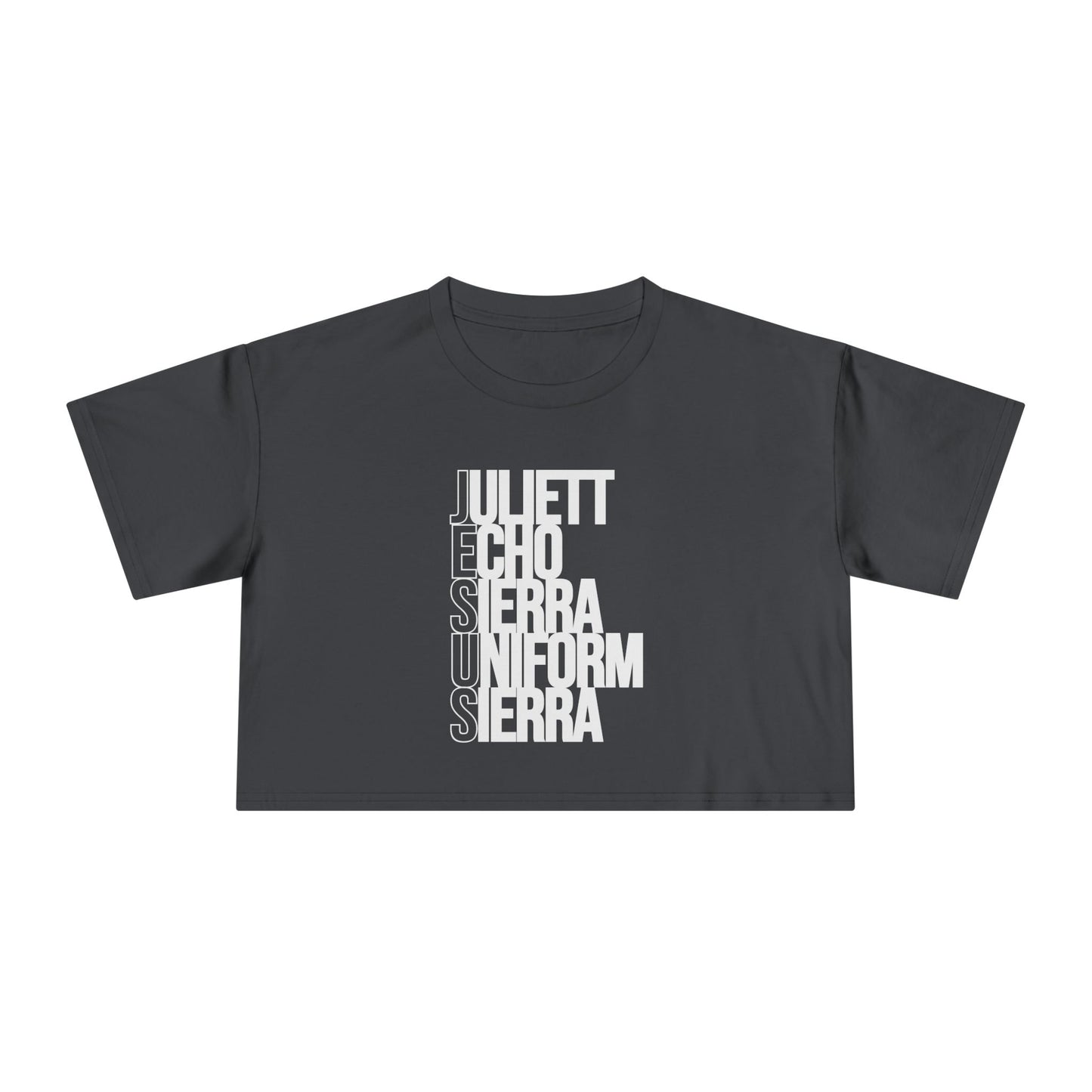 J E S U S CROP TEE
