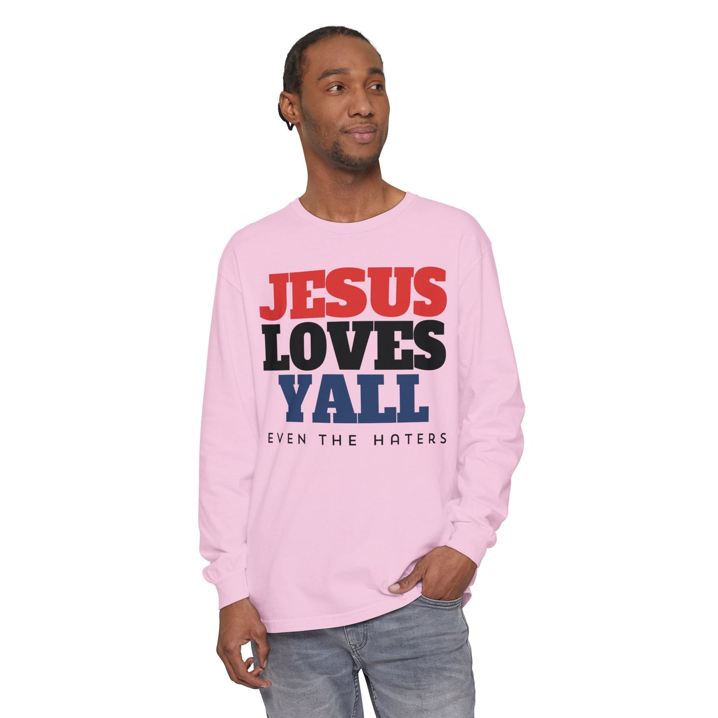 JESUS LOVES YALL LONGSLEEVE TEE