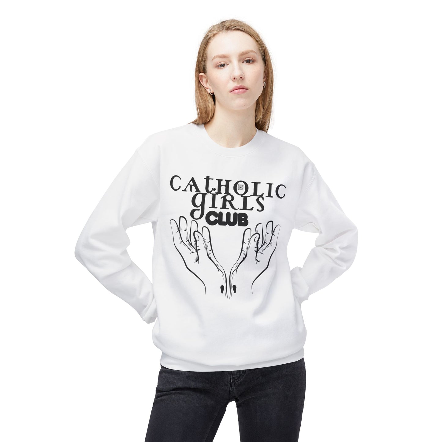 CATHOLIC GIRLS CLUB DONT WORRY SWEATSHIRT