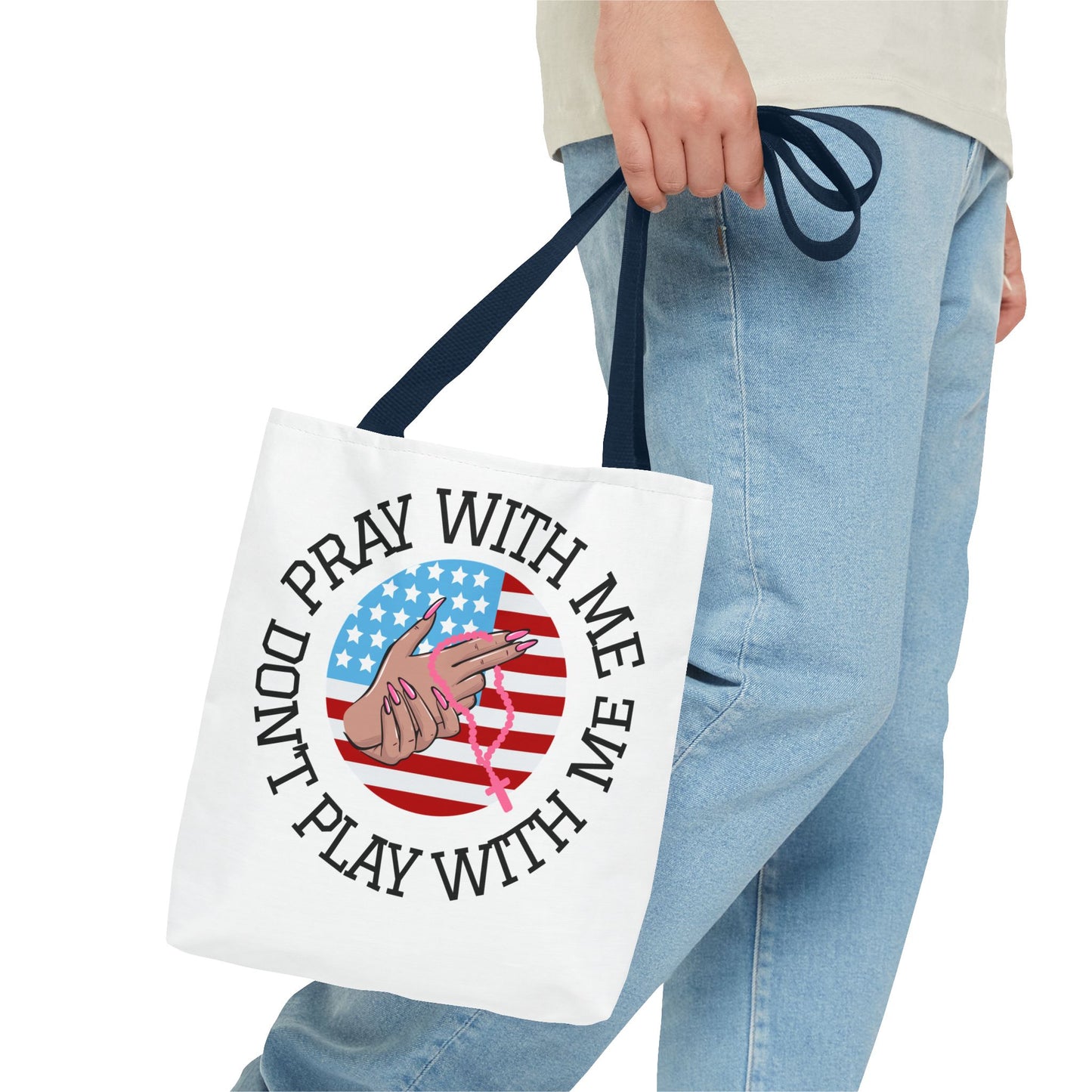 PRAY DONT PLAY TOTE