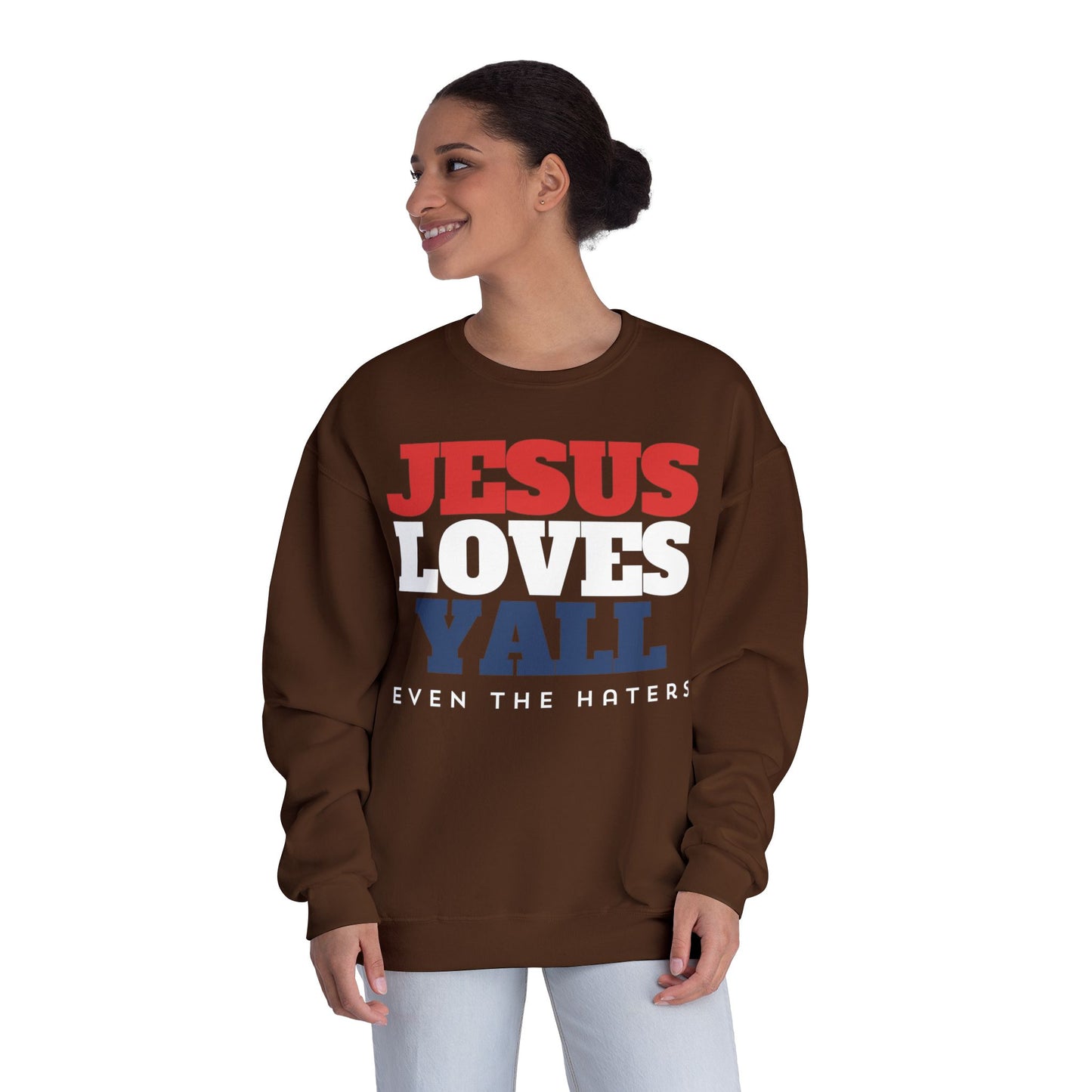 JESUS LOVES YALL SWEATSHIRT