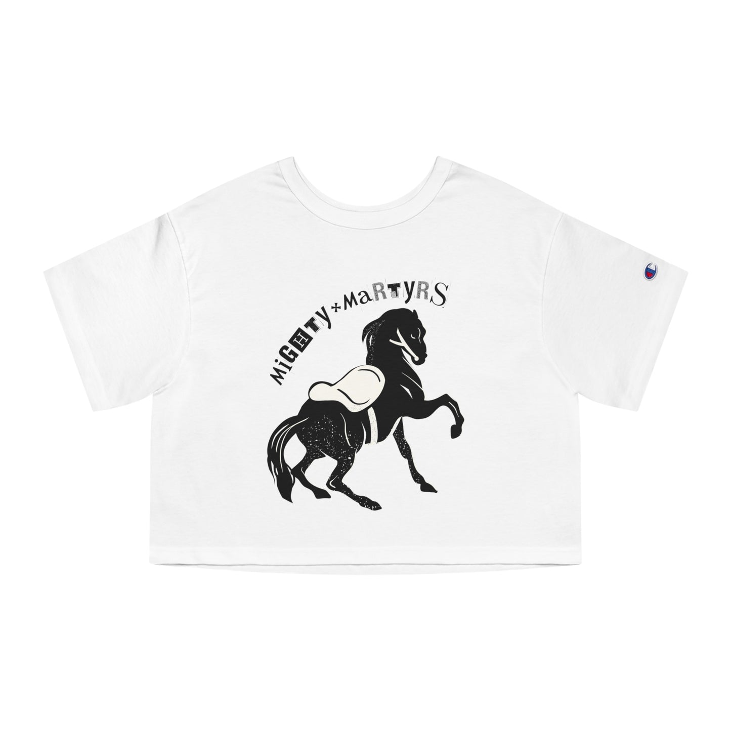MIGHTY MARTYR CROP TEE