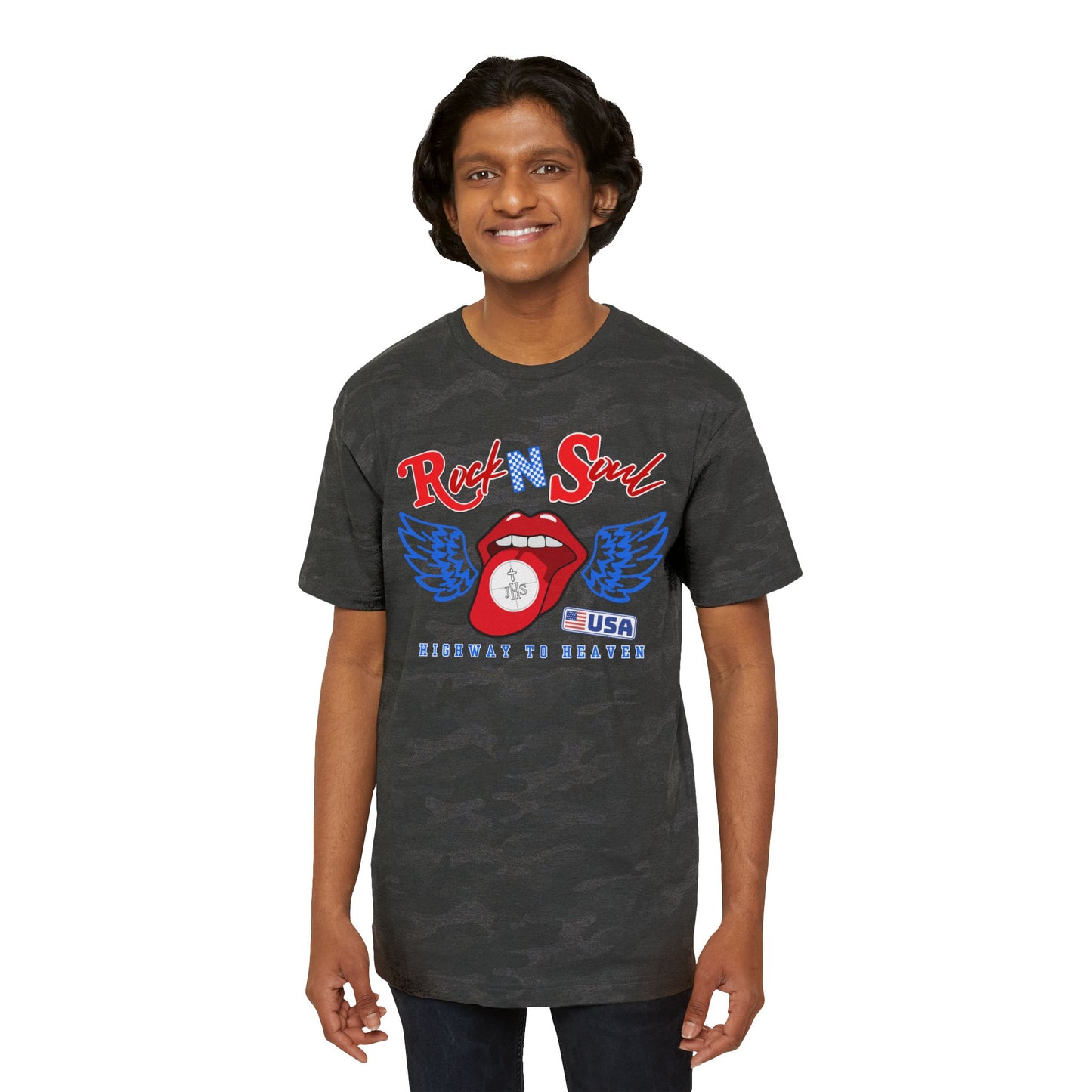 ROCK & SOUL PATTERN TEE