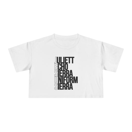 J E S U S CROP TEE