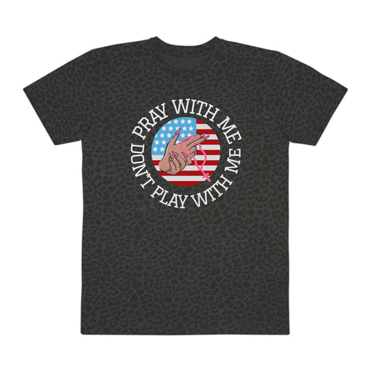 PRAY DON'T PLAY ANIMAL TEE