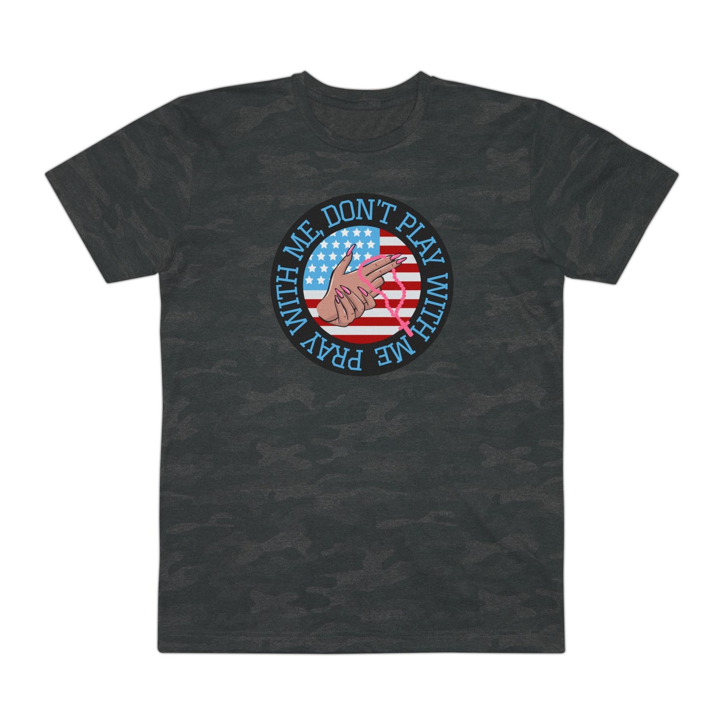 PRAY DONT PLAY PATTERN TEE