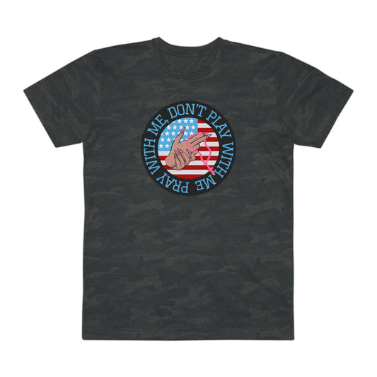 PRAY DONT PLAY PATTERN TEE