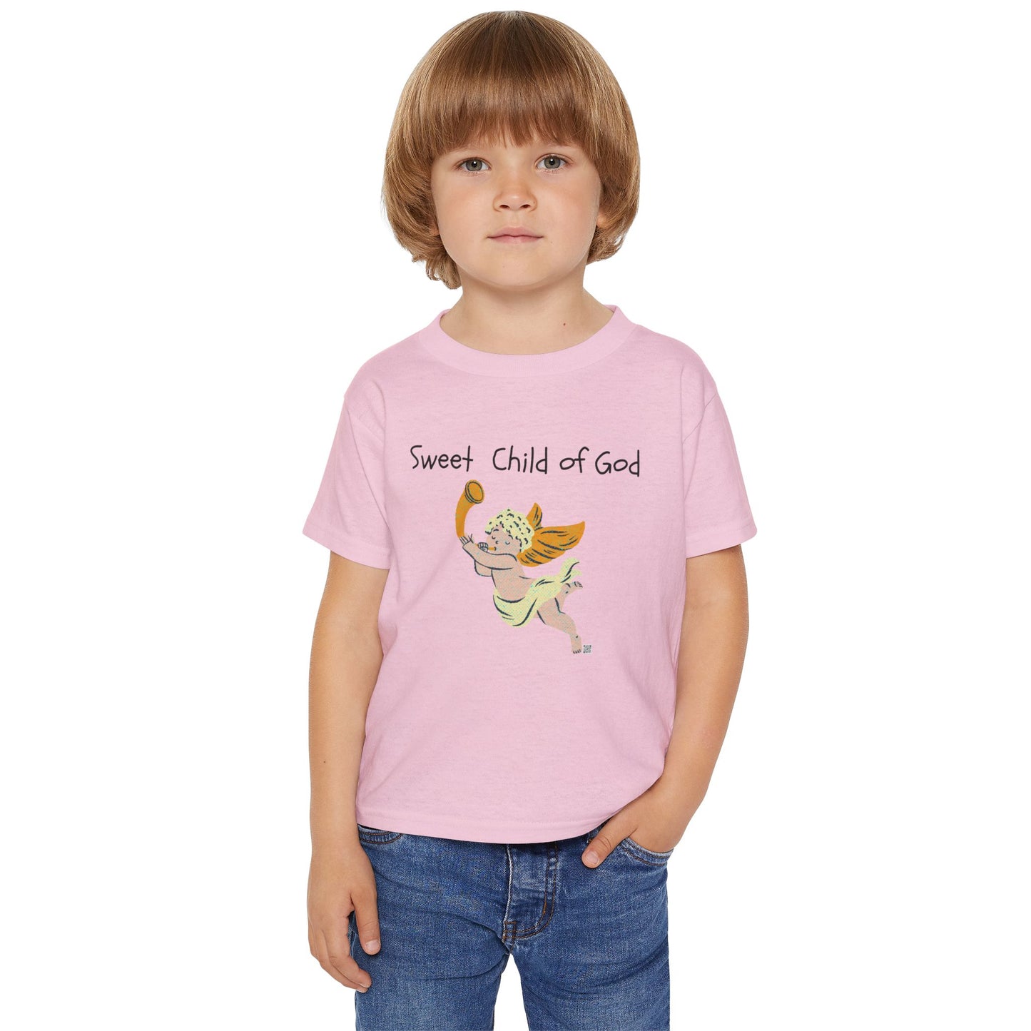 SWEET CHILD OF GOD ANGEL TODDLER TEE