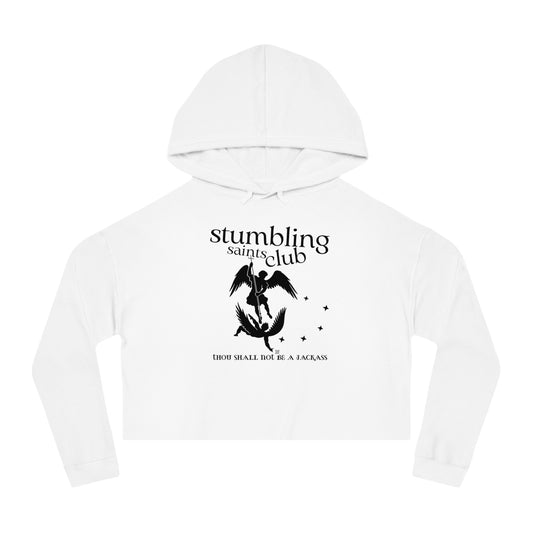 STUMBLING SAINTS CROP HOODIE