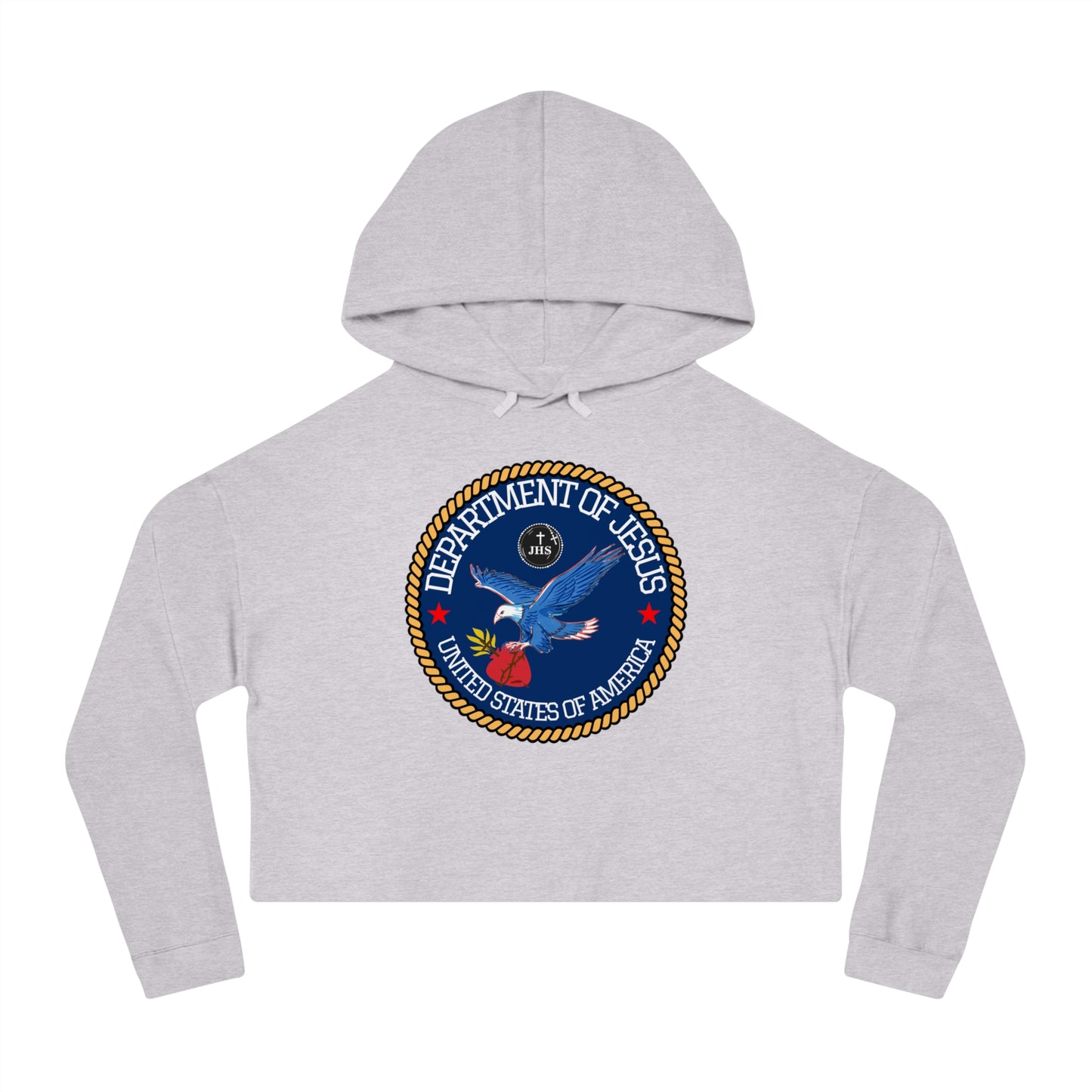DEPARTMENT OF JESUS CROP HOODIE