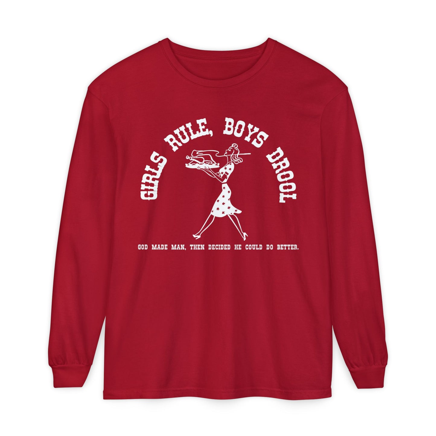 GIRLS RULE LONGSLEEVE TEE