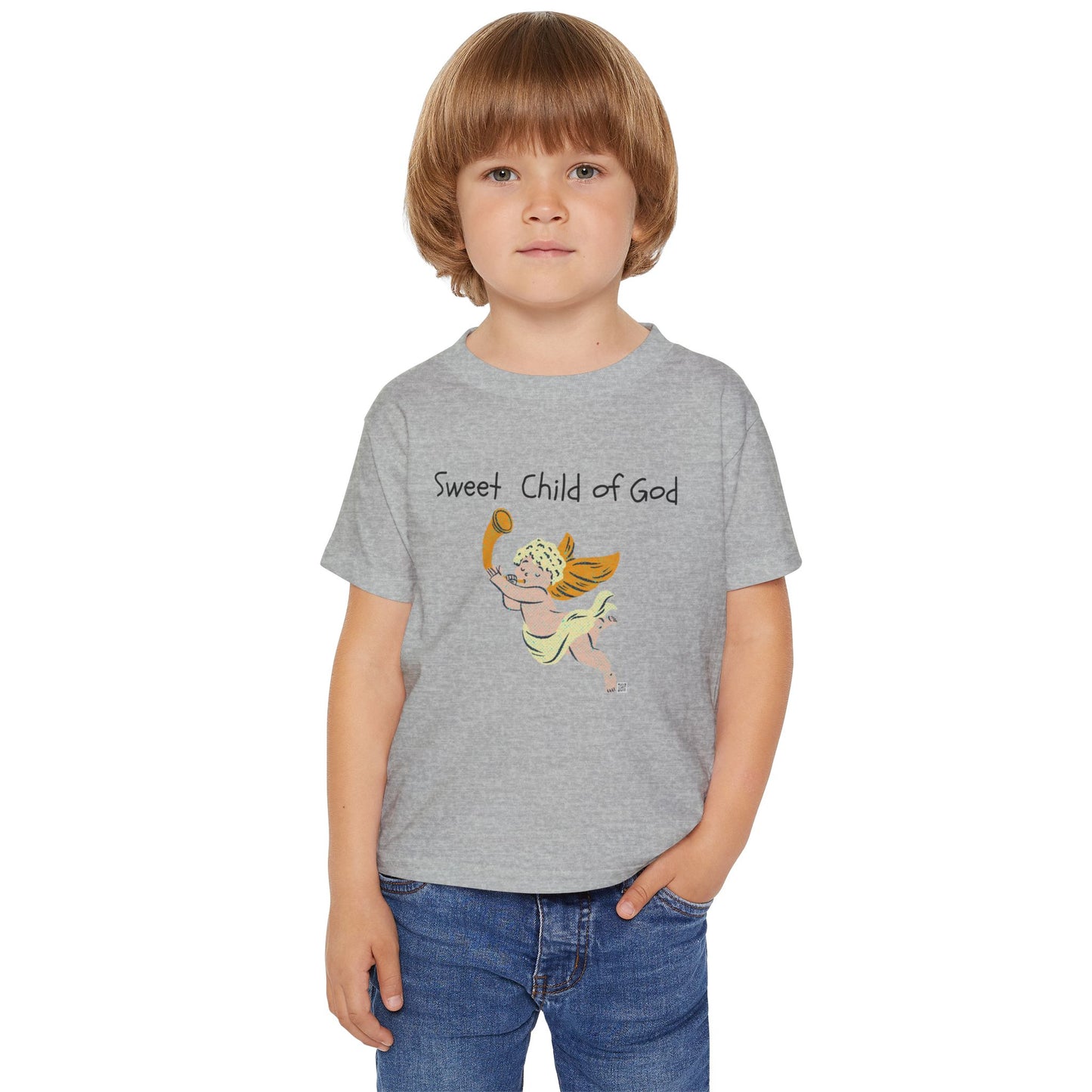 SWEET CHILD OF GOD ANGEL TODDLER TEE