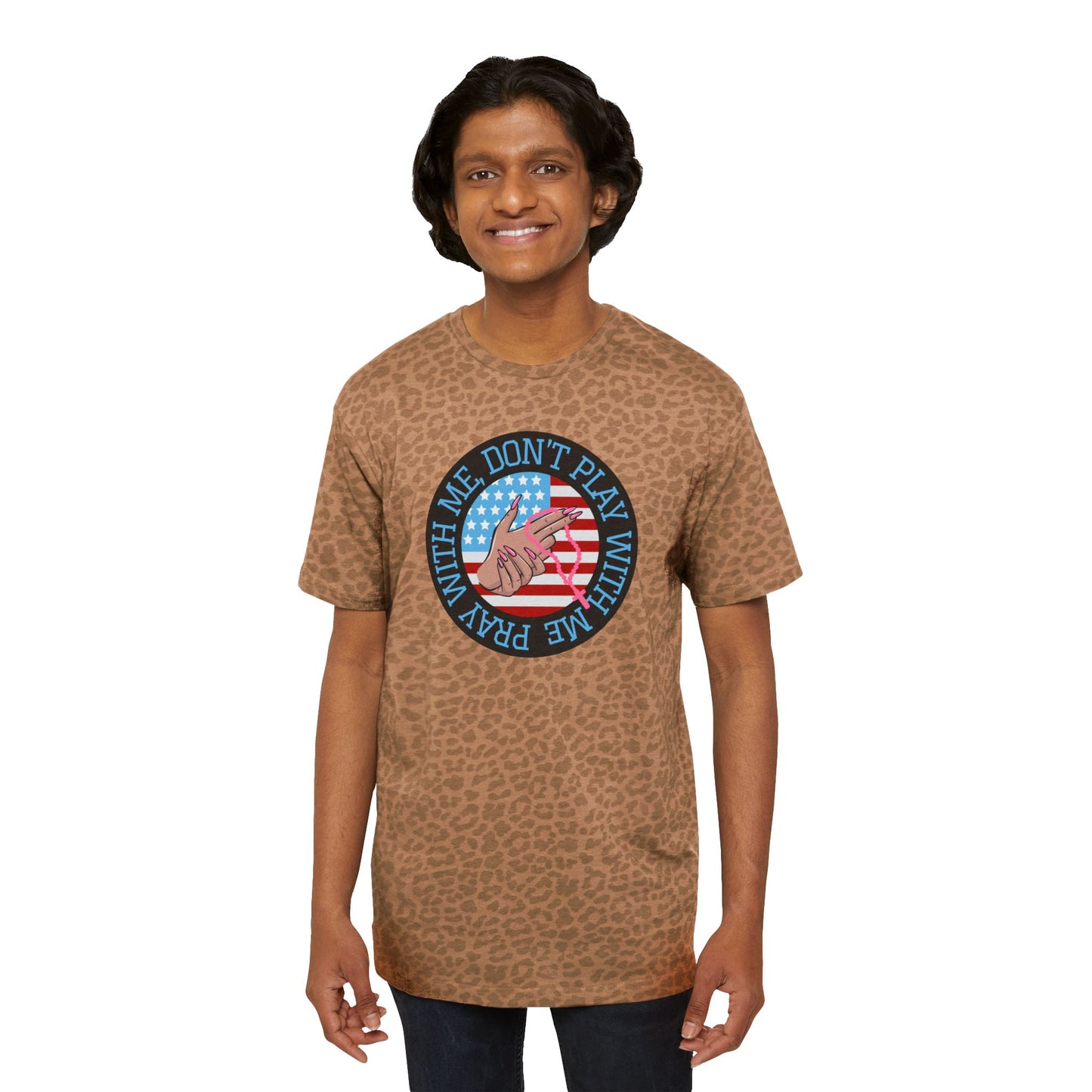 PRAY DONT PLAY PATTERN TEE