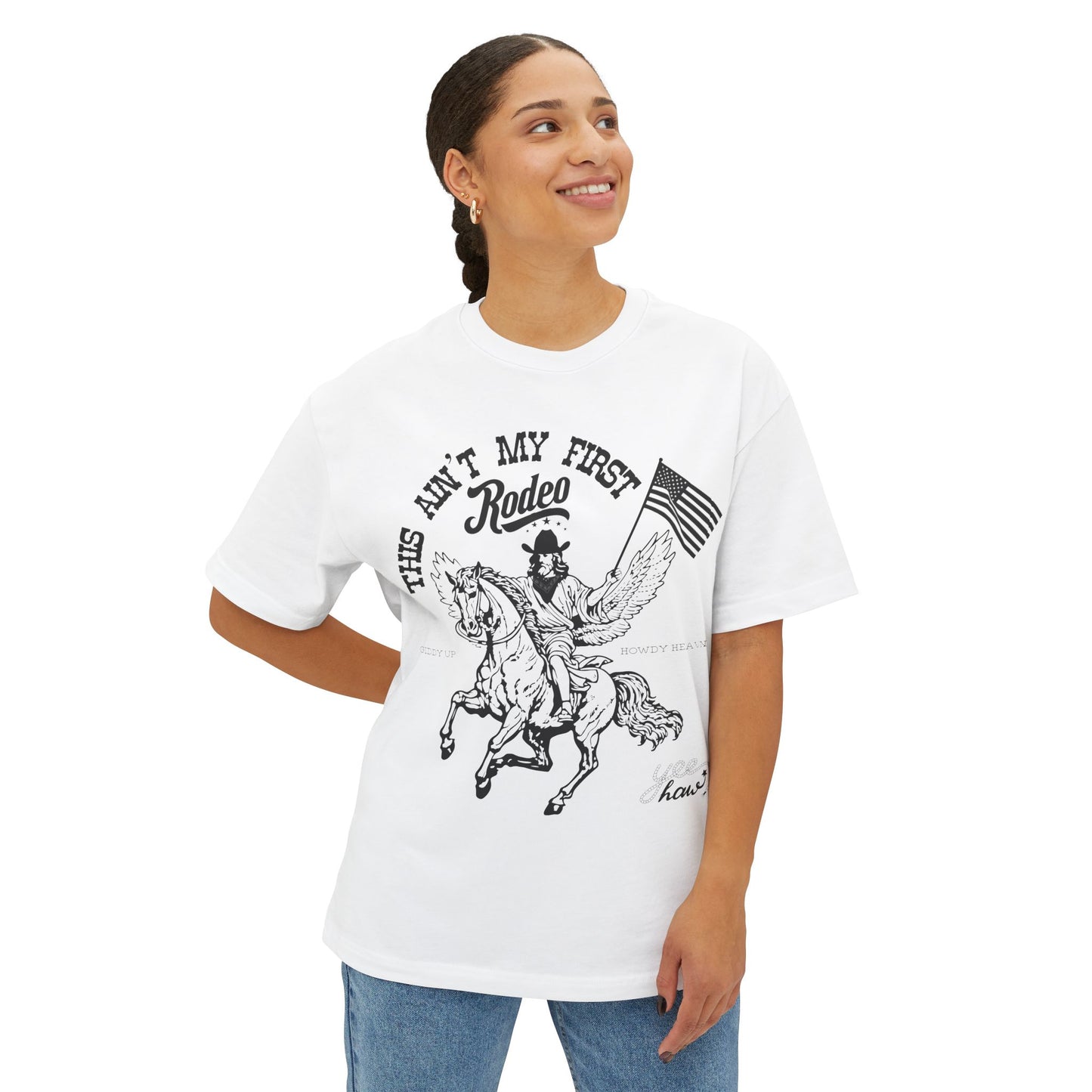 RODEO JESUS BOXY TEE