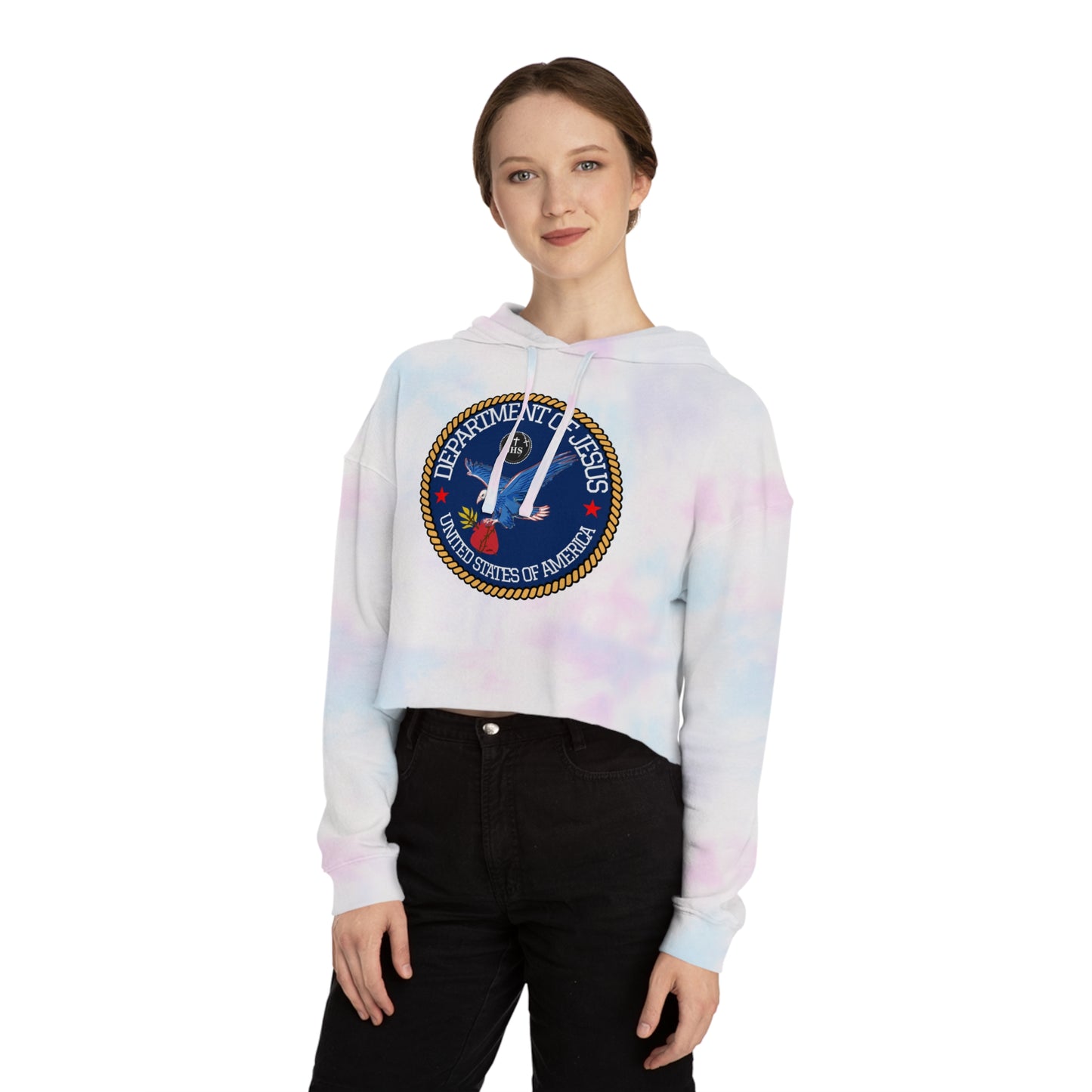 DEPARTMENT OF JESUS CROP HOODIE