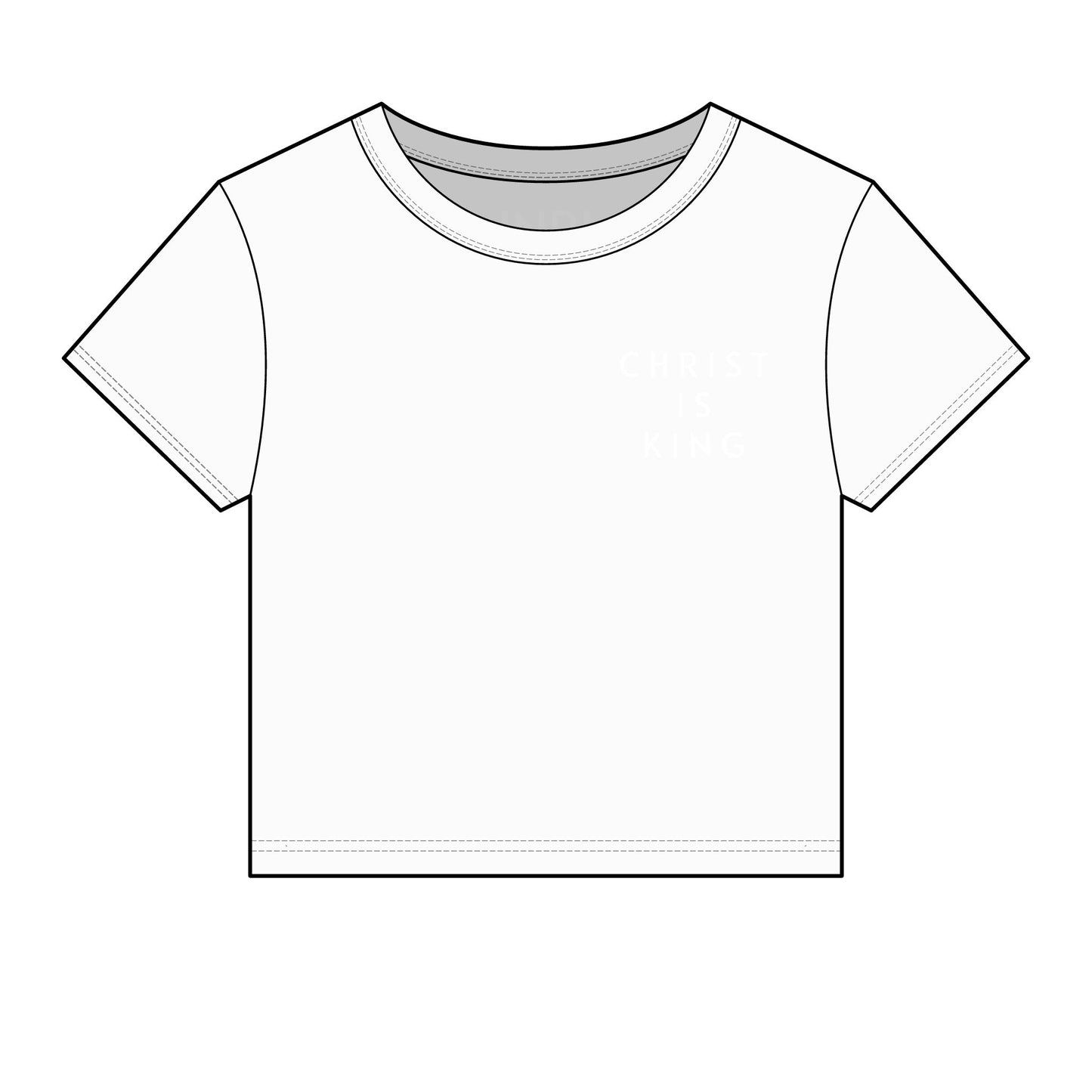 Christ Is King Baby Tee