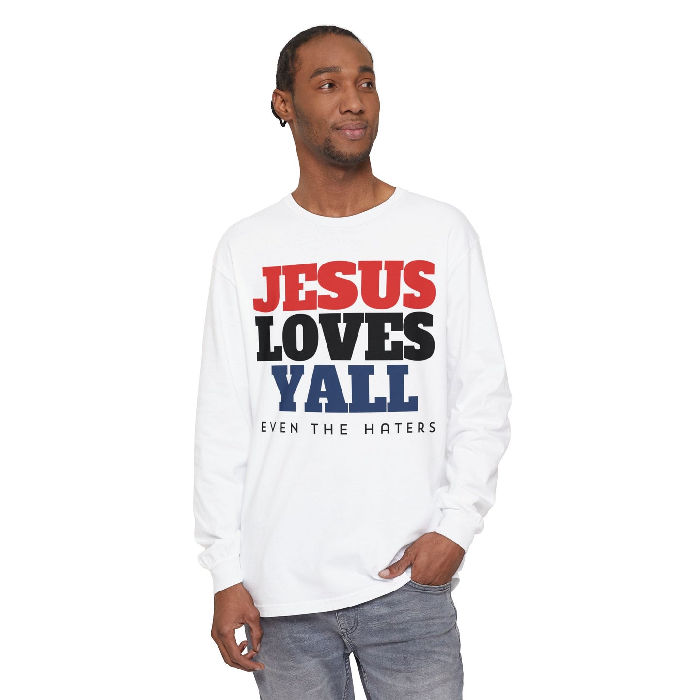 JESUS LOVES YALL LONGSLEEVE TEE