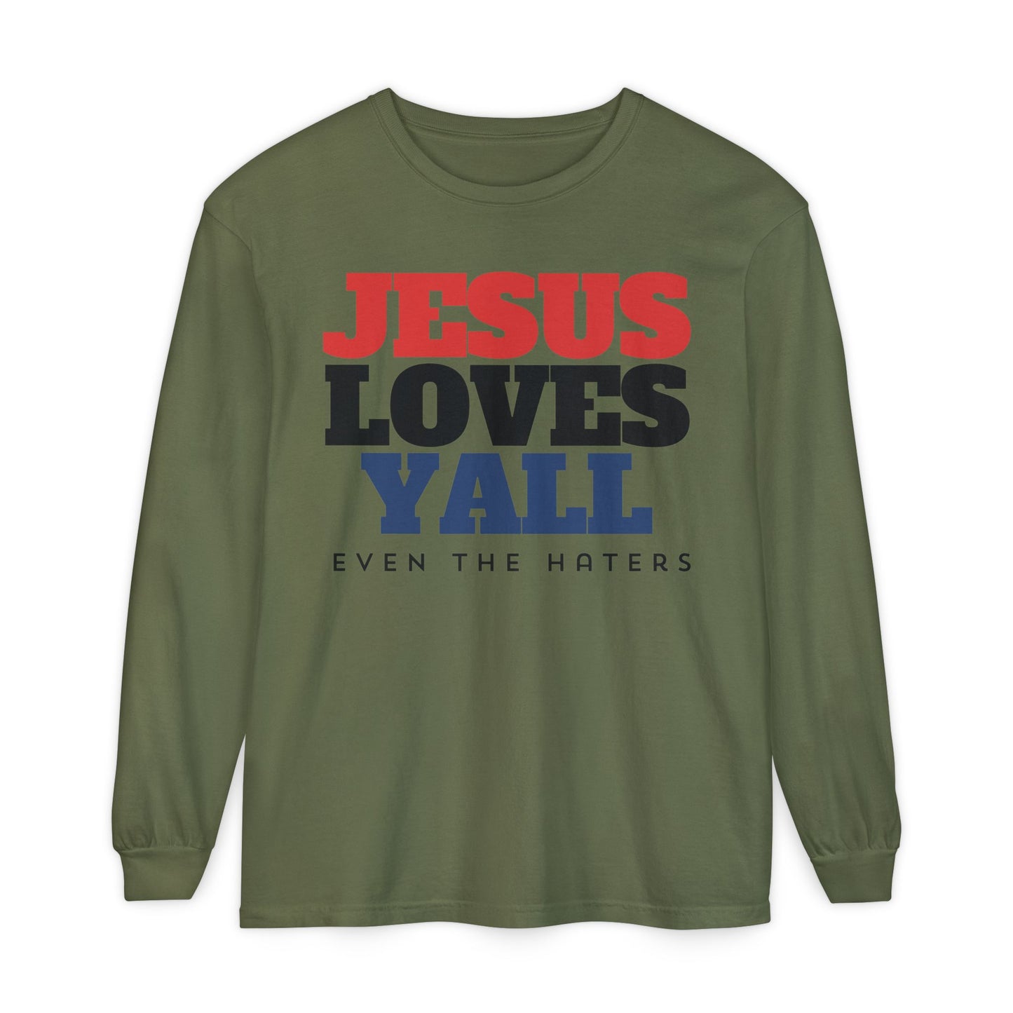 JESUS LOVES YALL LONGSLEEVE TEE