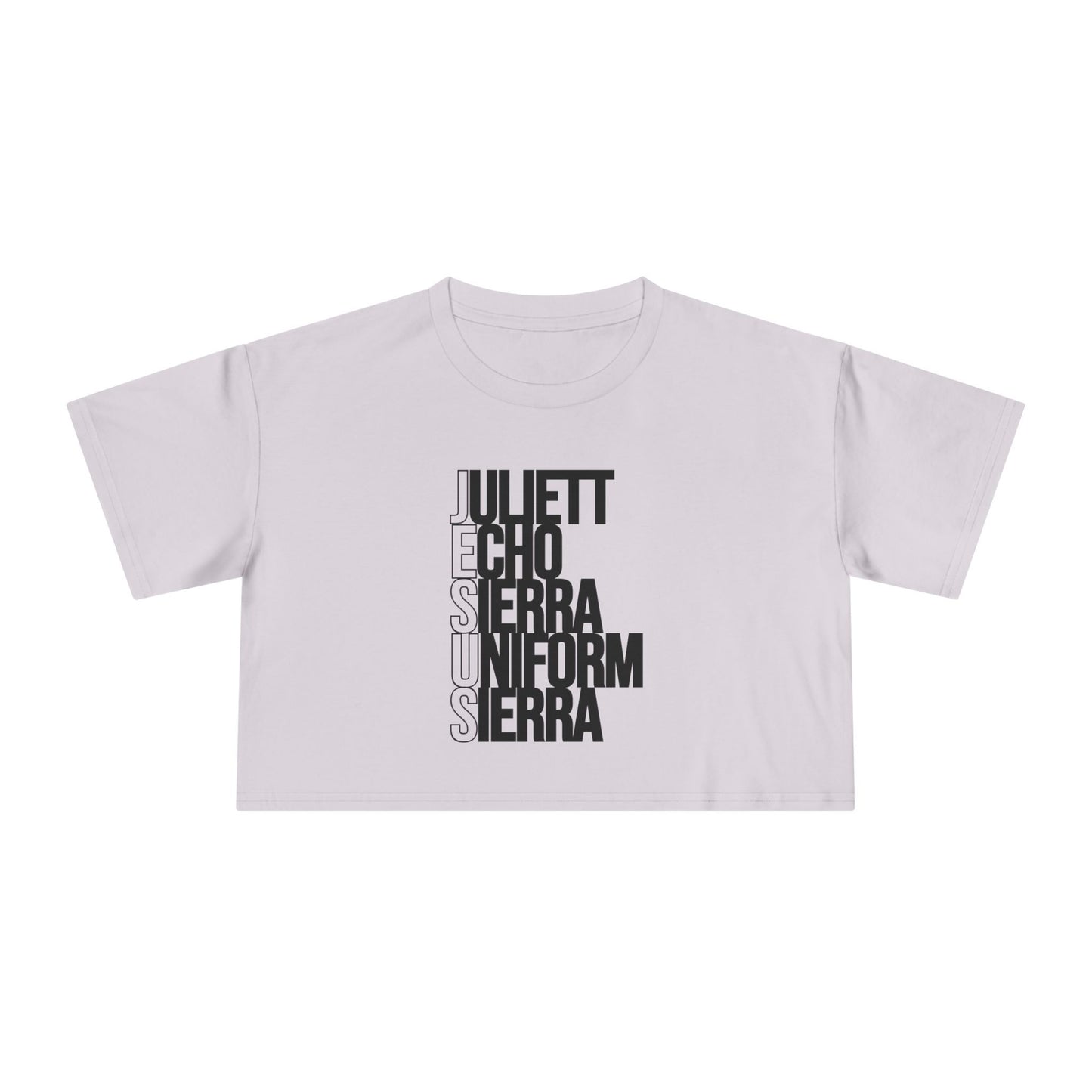 J E S U S CROP TEE