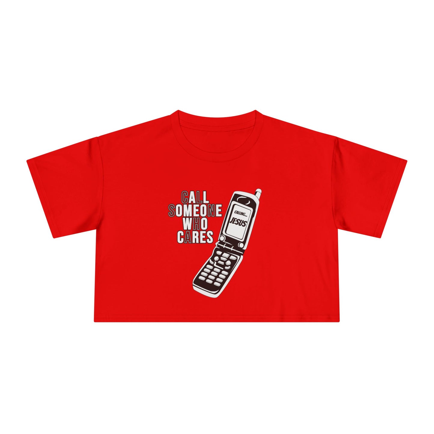 CALLIN JESUS CROP TEE