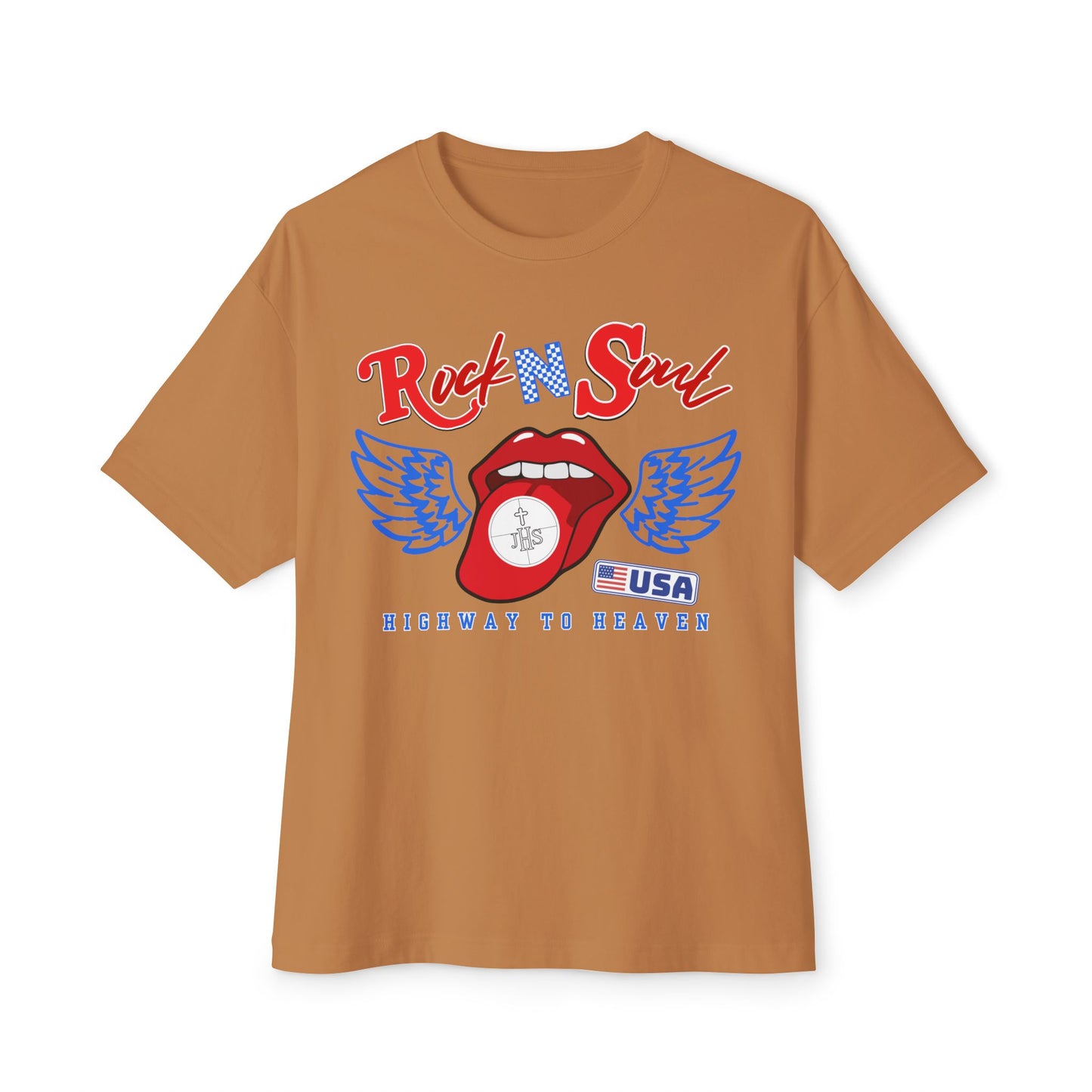 ROCK AND SOUL BOXY TEE