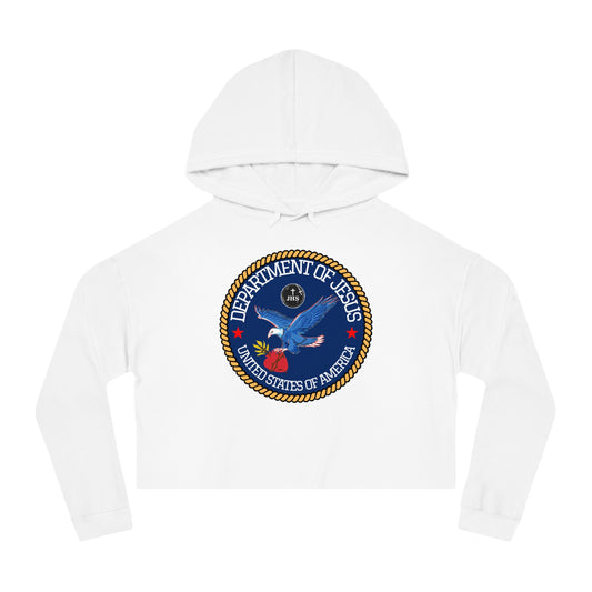 DEPARTMENT OF JESUS CROP HOODIE