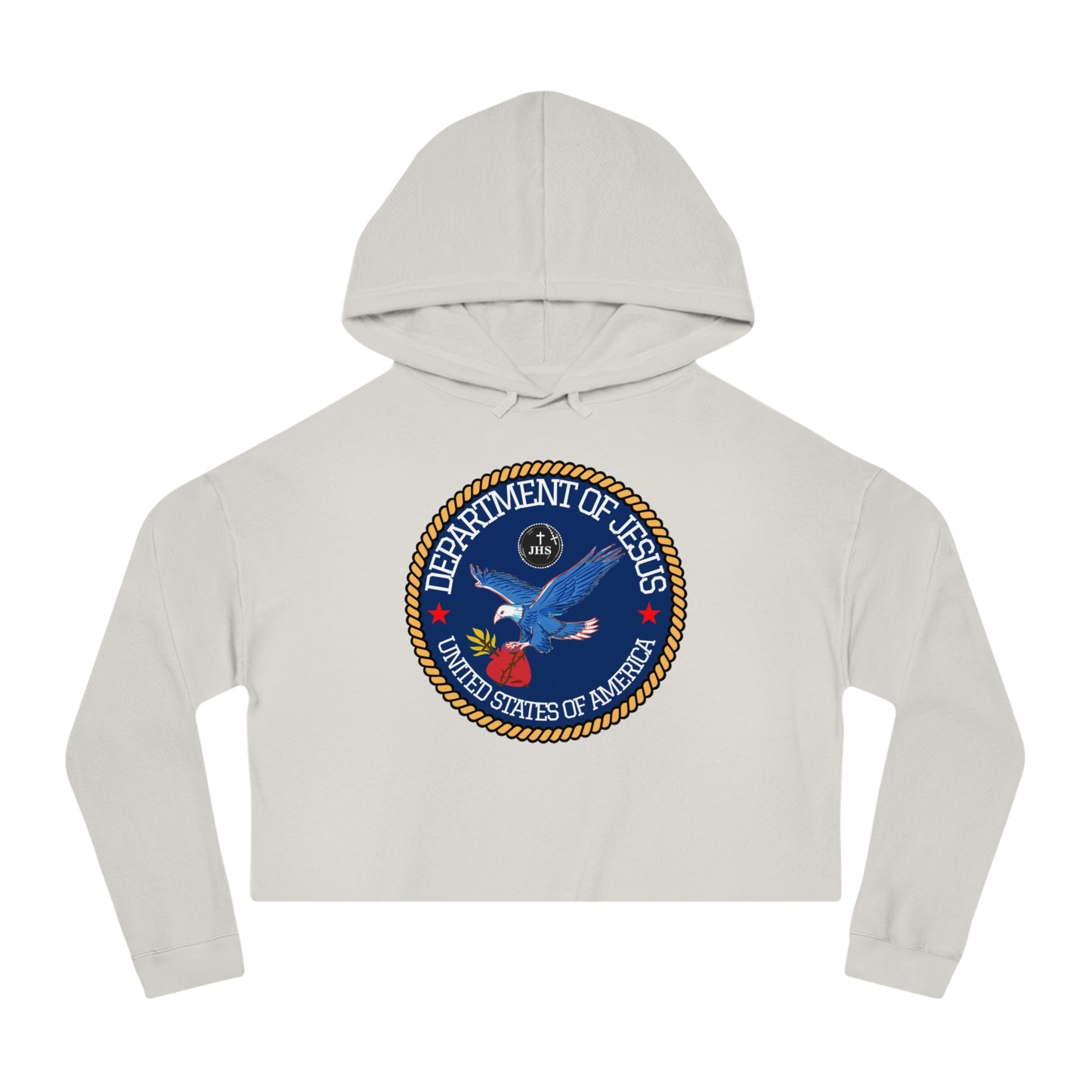 DEPARTMENT OF JESUS CROP HOODIE