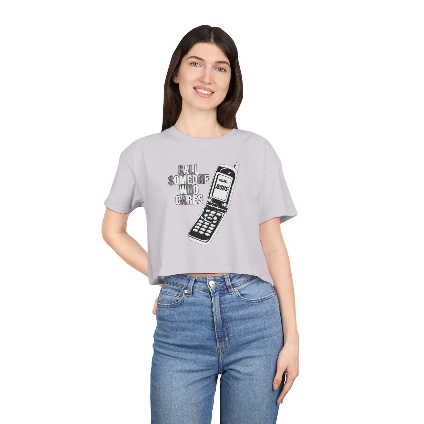 CALLIN JESUS CROP TEE